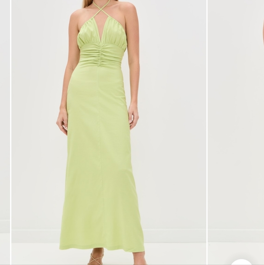 Riot Swim Light Green Maxi Dress